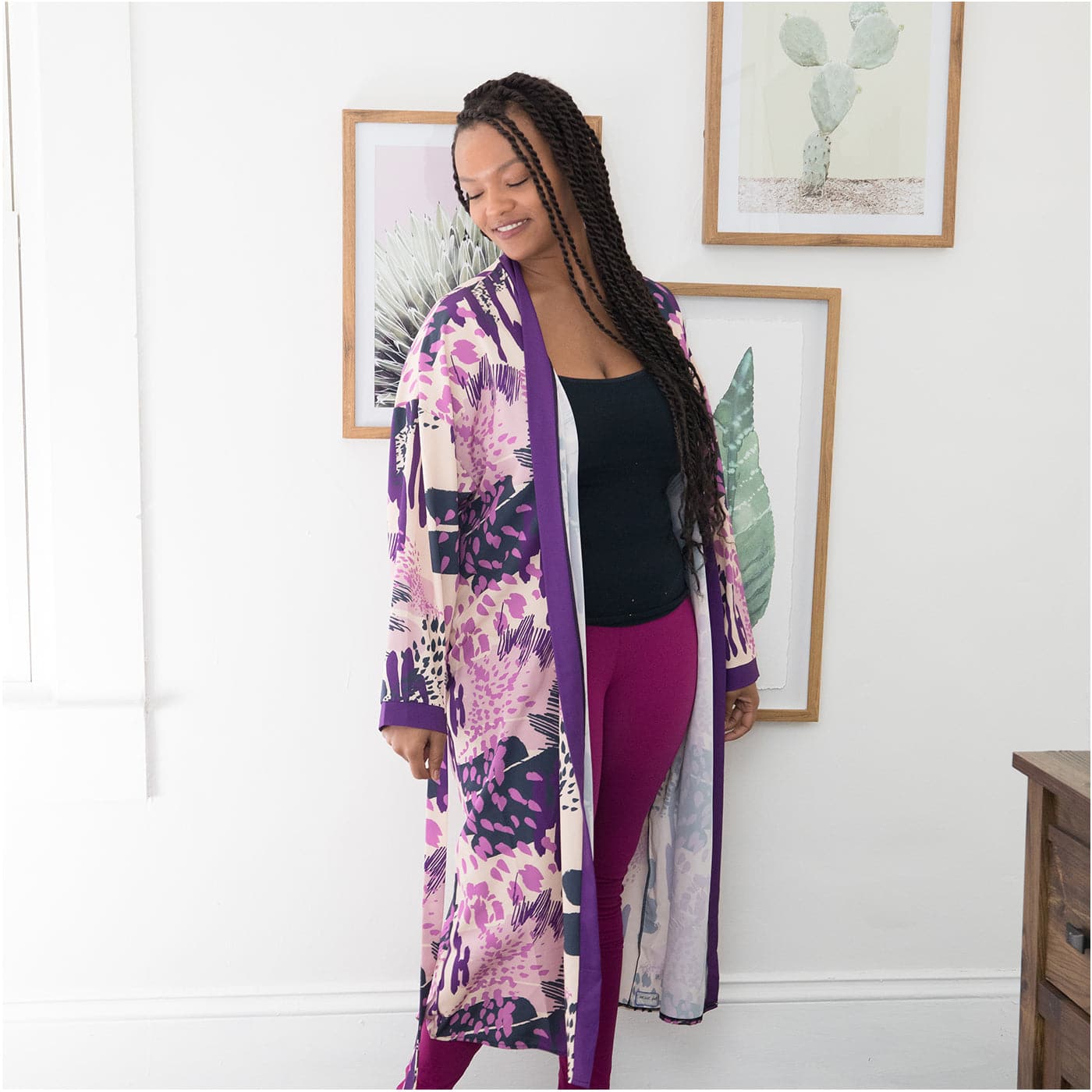 KIMONO WITH LONG UNDERLAYER BAMBINO BLISS