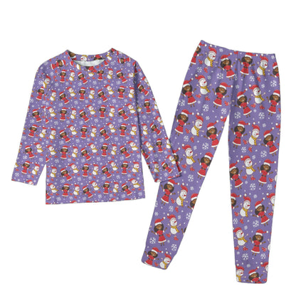 Snow Bestie Girls Pajama Set