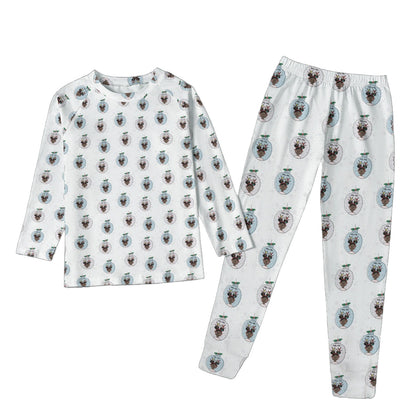 Holly Jolly Puffs Kids' Pajama Set