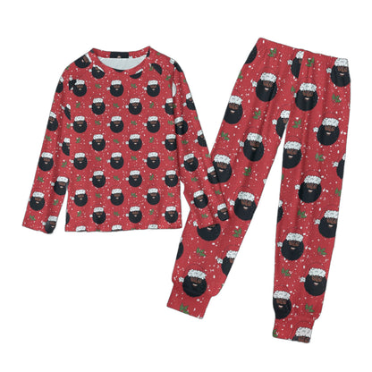 Santa Claus Is A Black Man Women's Pajama Set