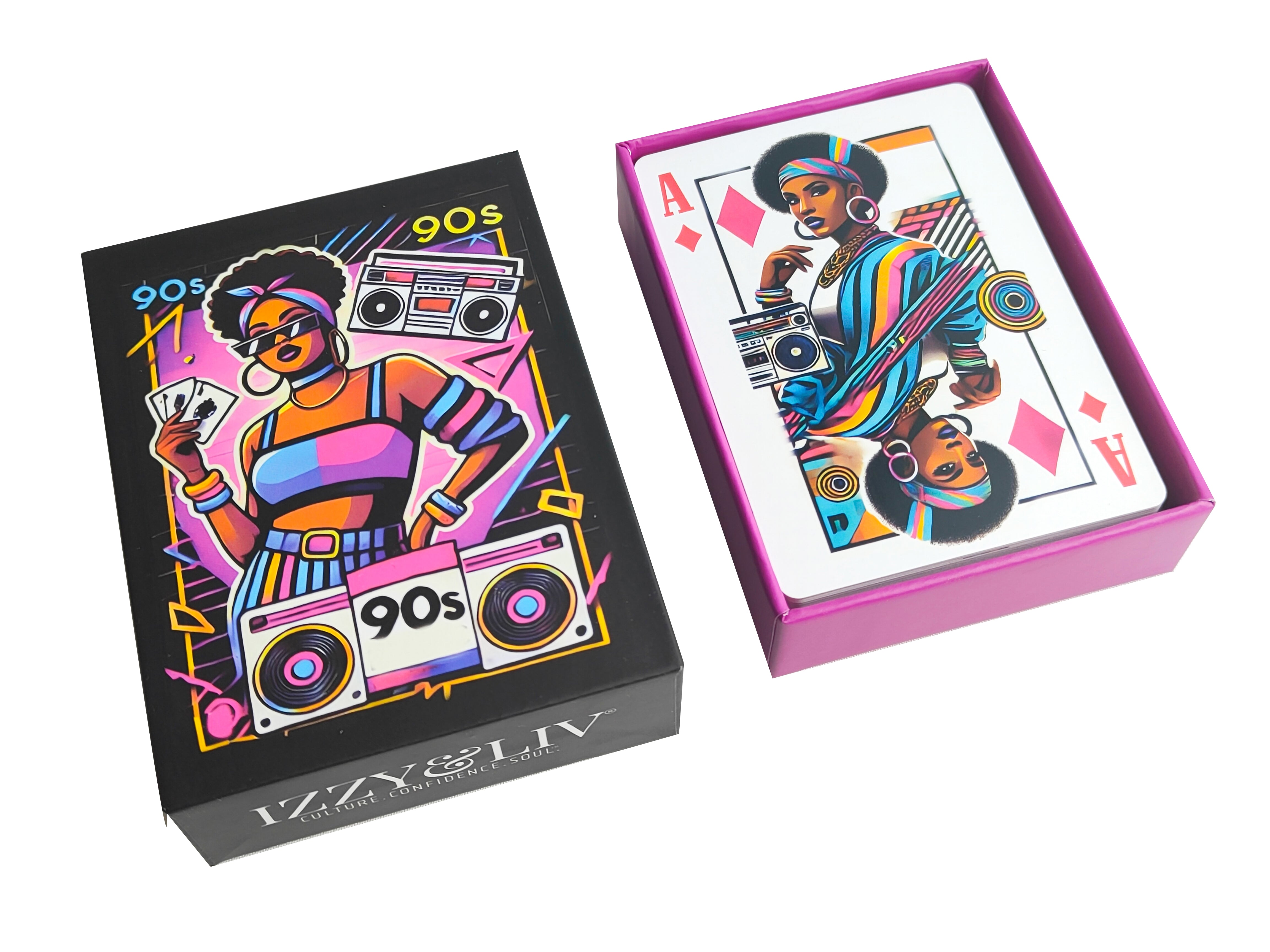 90s Illustrated Playing Card Deck