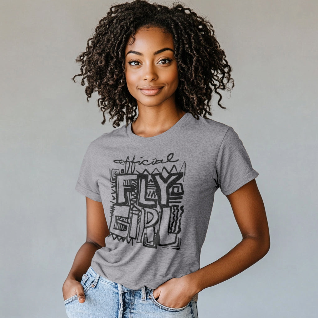 Official Fly Girl Heather Gray T-Shirt