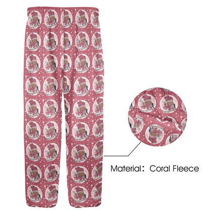 You Snow Girl Coral Fleece Pajama Pants (8-15Y)