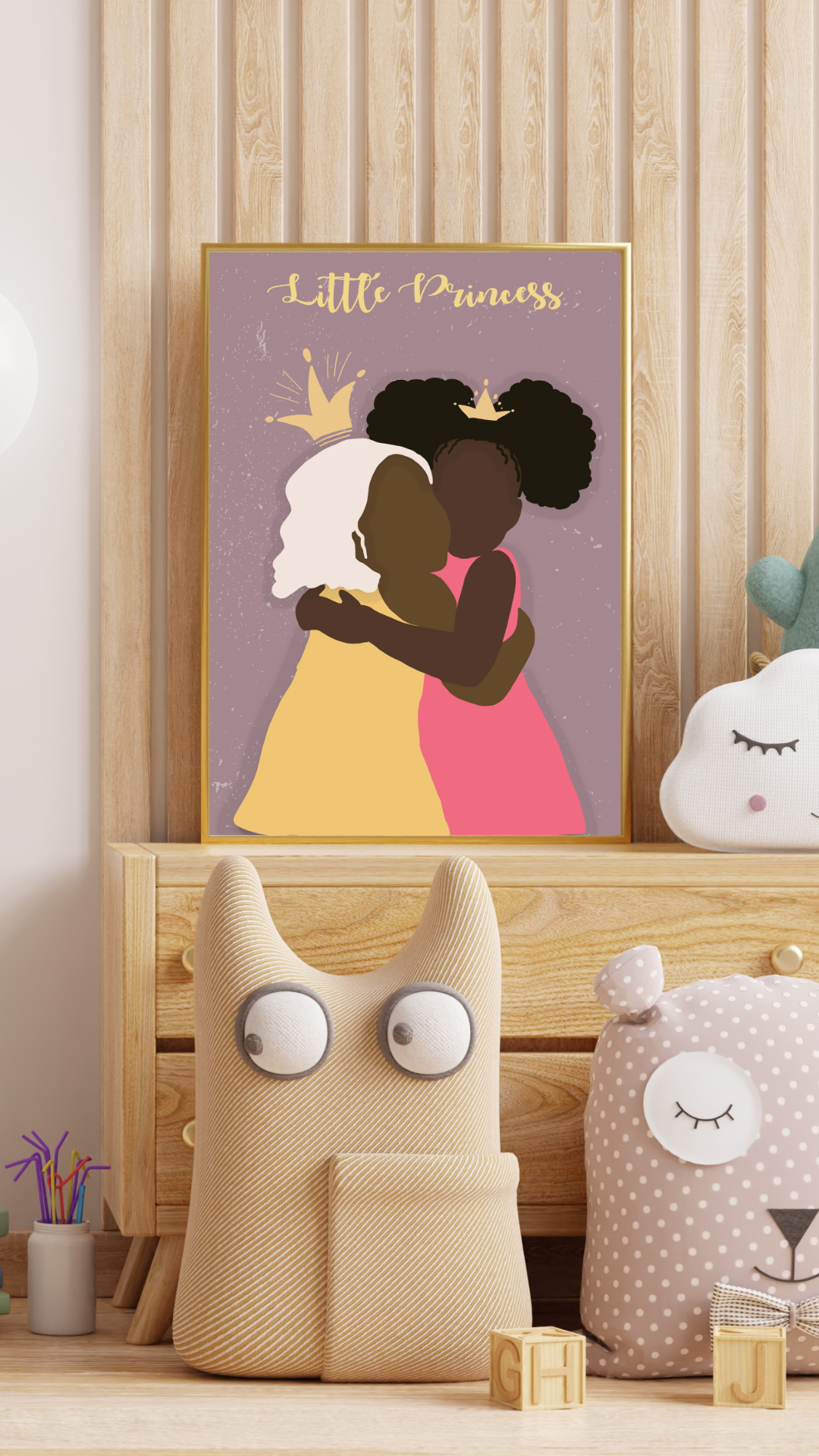 Little Princess Besties Canvas Print