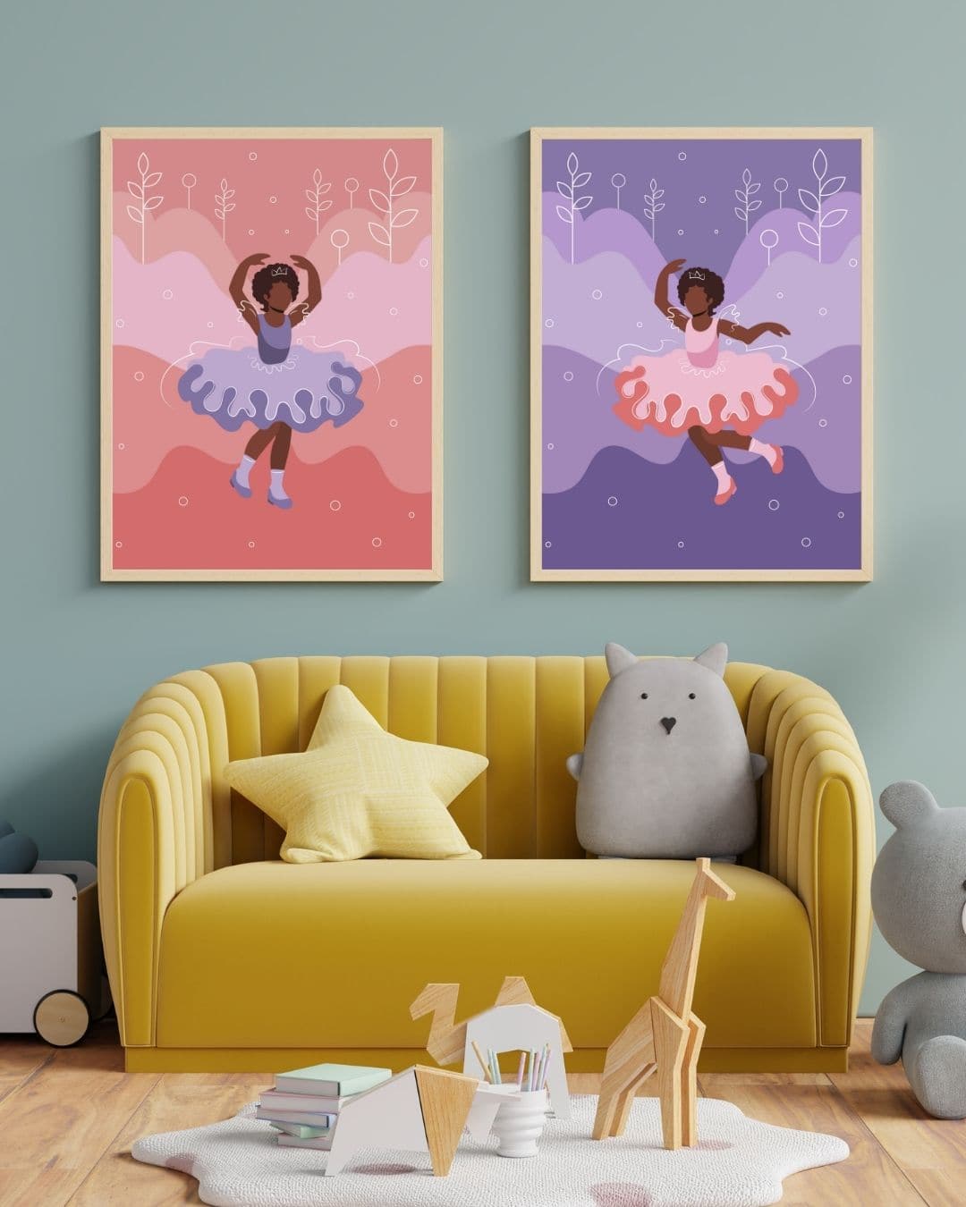 Ballerina Girl I Canvas Poster Print