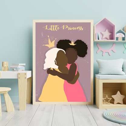 Little Princess Besties Canvas Print