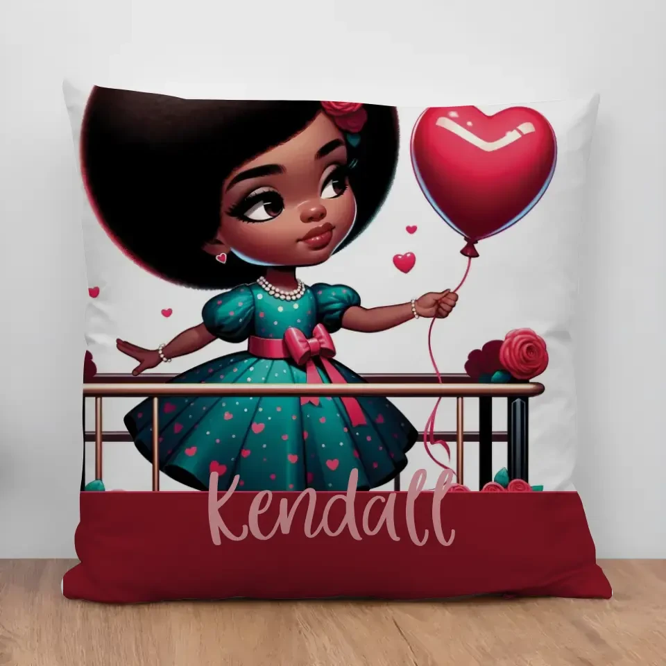 She is Love Personalized/Custom Pillow with Insert