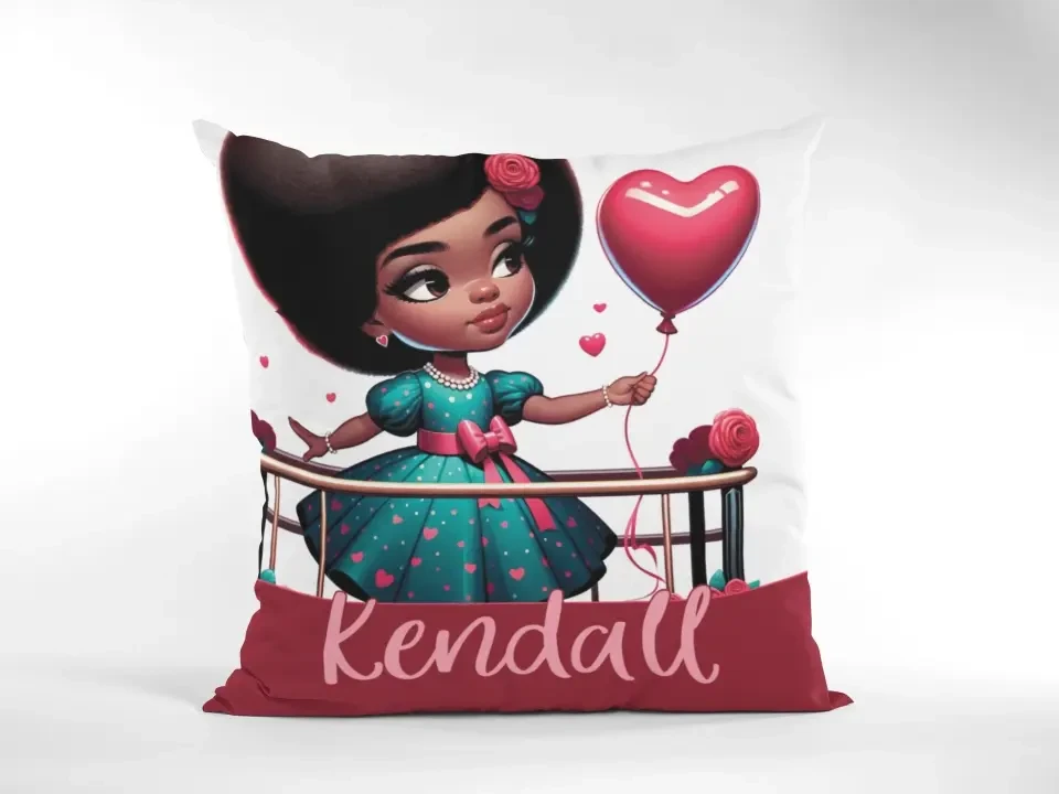 She is Love Personalized/Custom Pillow with Insert