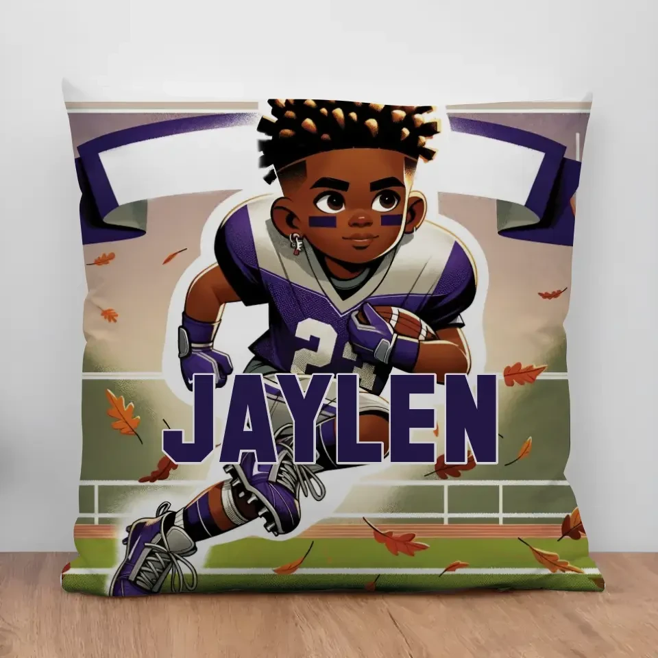 Touchdown Prince Personalized/Custom Pillow with Insert