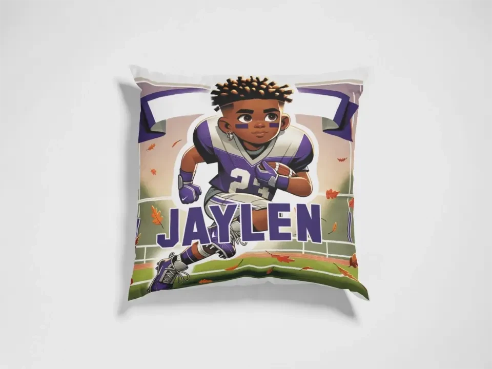 Touchdown Prince Personalized/Custom Pillow with Insert