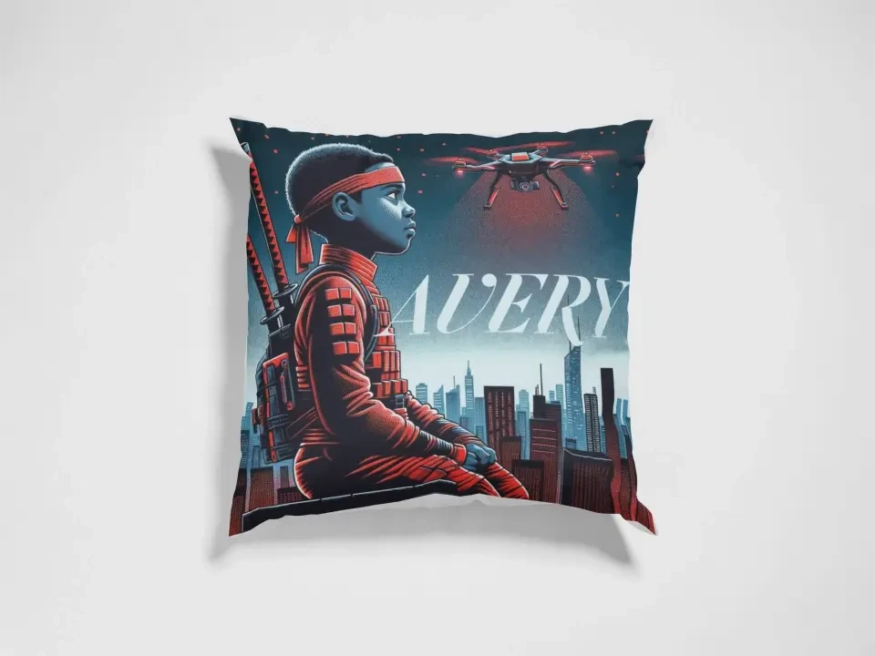 Ninja Prince Personalized/Custom Pillow with Insert