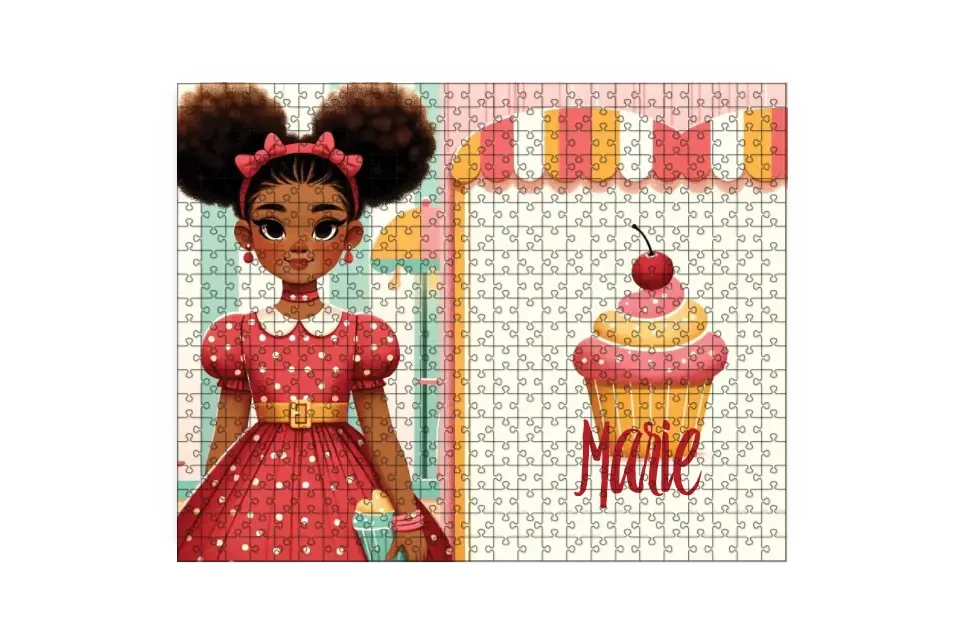 Cupcake Cutie Personalized/Custom Puzzle