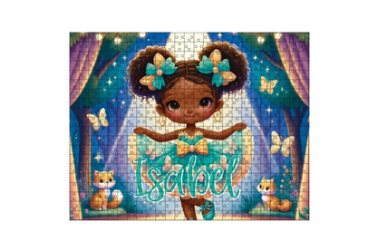 Afro Puff Cutie Personalized/Custom Puzzle