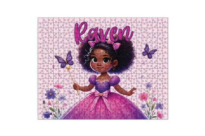 Butterfly Princess Personalized/Custom Puzzle