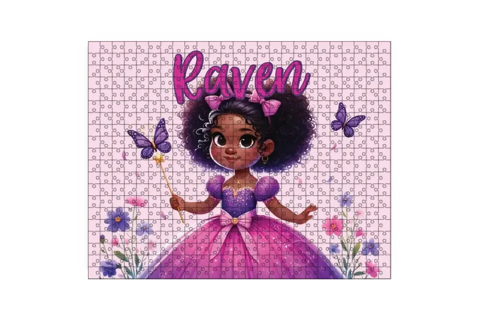 Butterfly Princess Personalized/Custom Puzzle