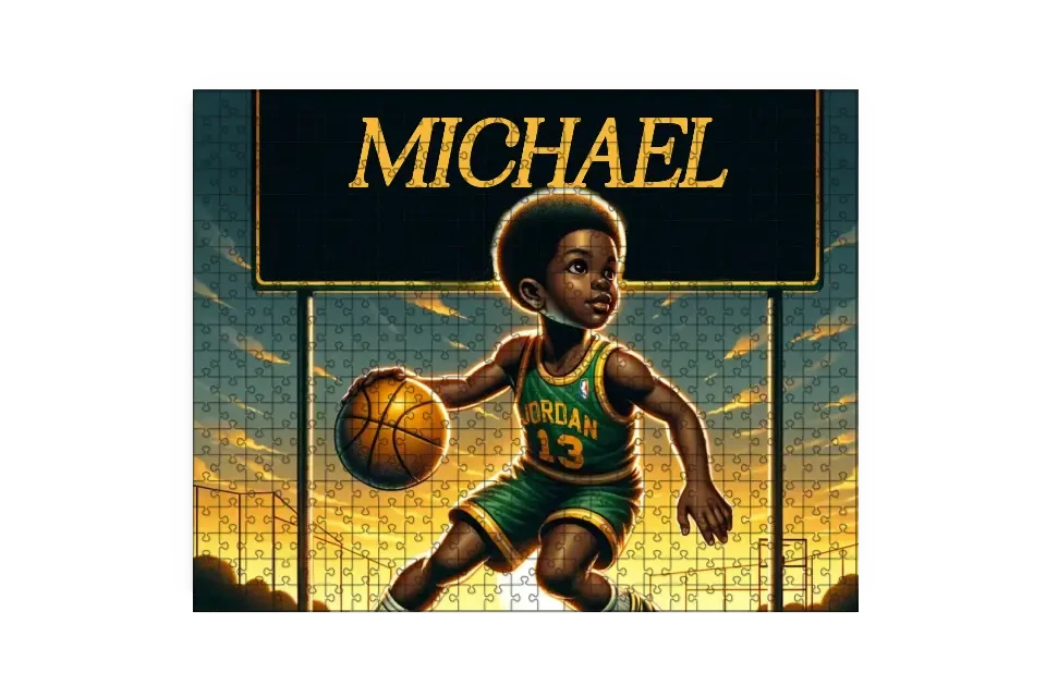 Basket Player | Personalized Puzzle with custom name