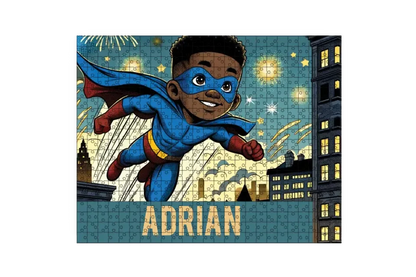 Little Super Hero | Personalized Puzzle with Custom name