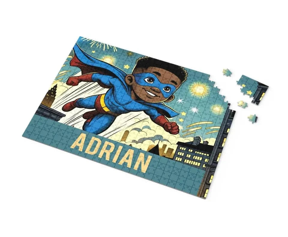 Little Super Hero | Personalized Puzzle with Custom name