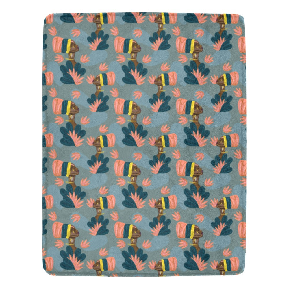 Soul of Mama Earth Fleece Blanket  54"x70"