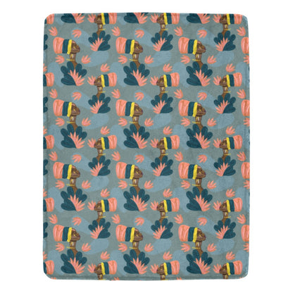 Soul of Mama Earth Fleece Blanket  54"x70"