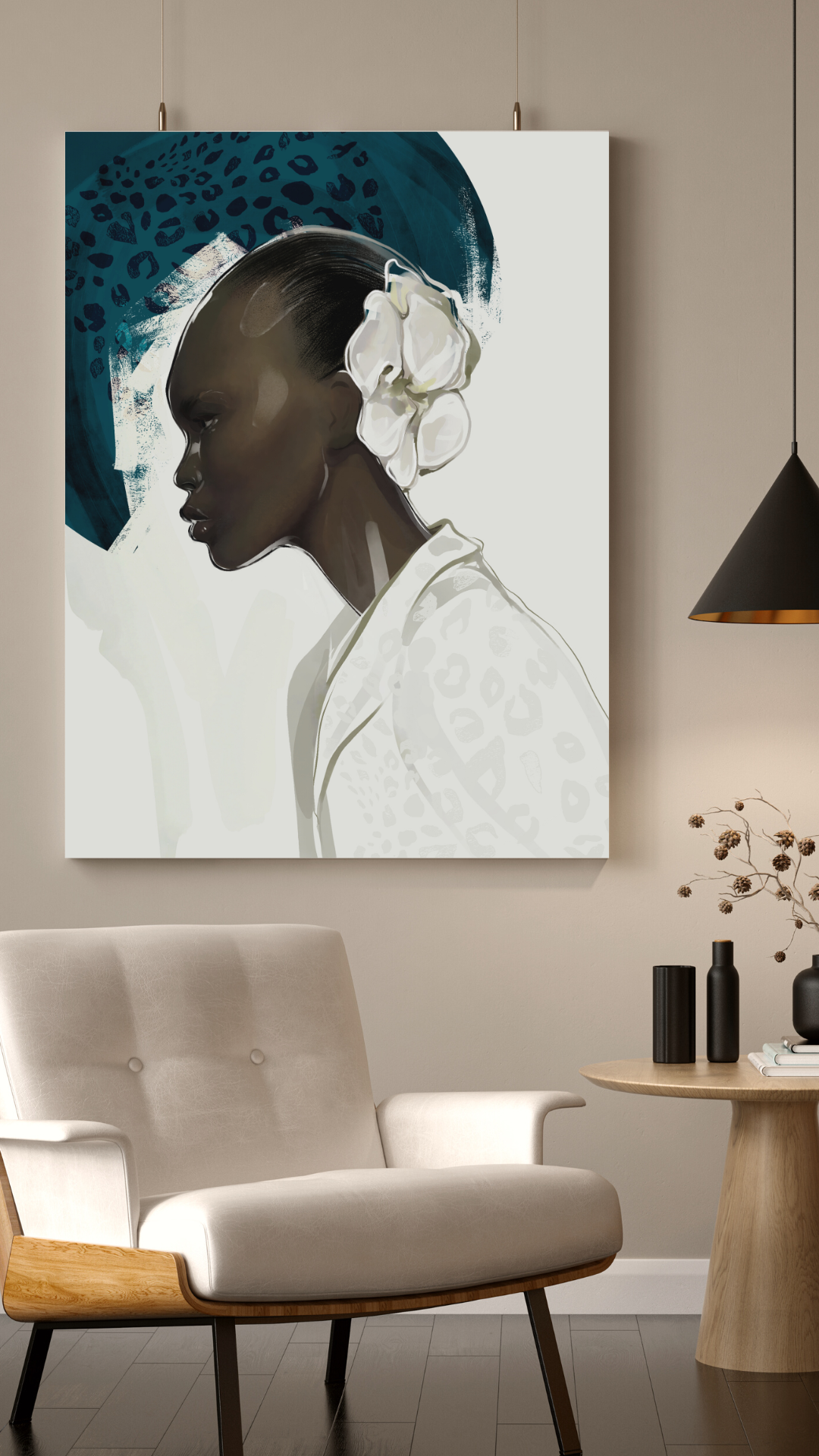 Black Elegance Canvas Print