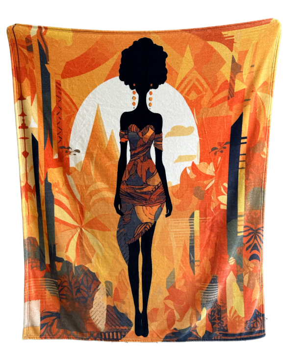 She is Radiance Fleece Blanket