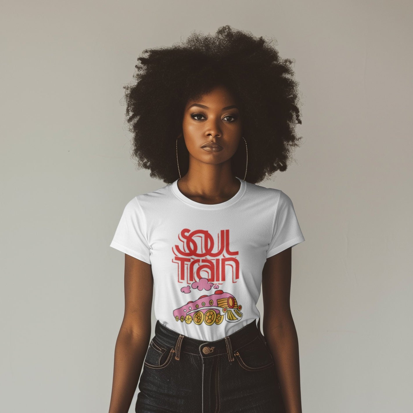 SOUL TRAIN Locomotive Ladies Relaxed Tee