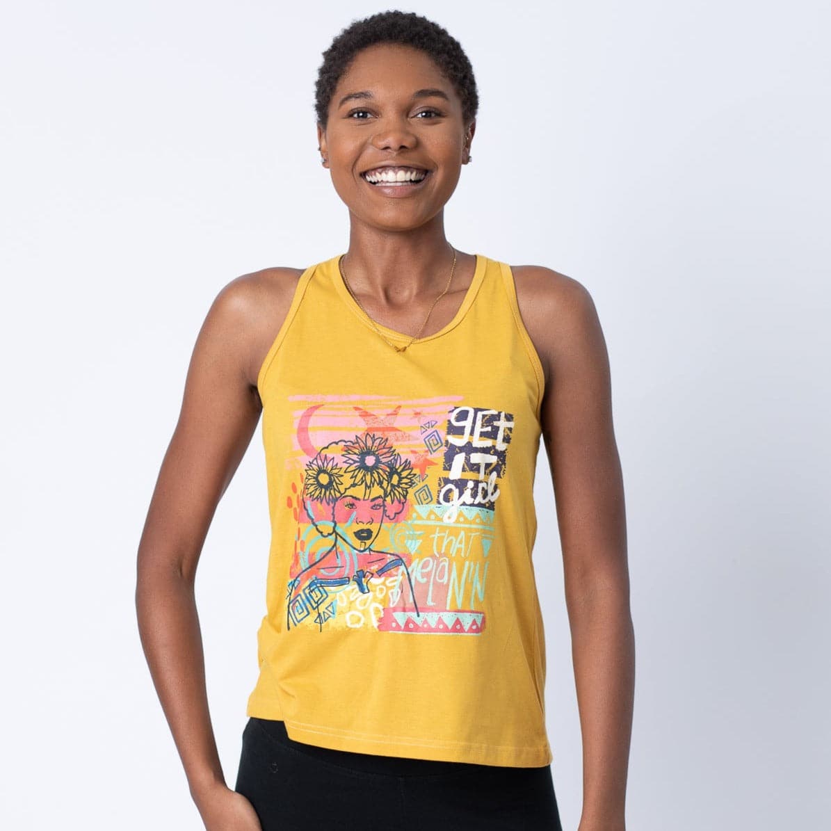 Get It Girl Twist Back Tank - Izzy & Liv