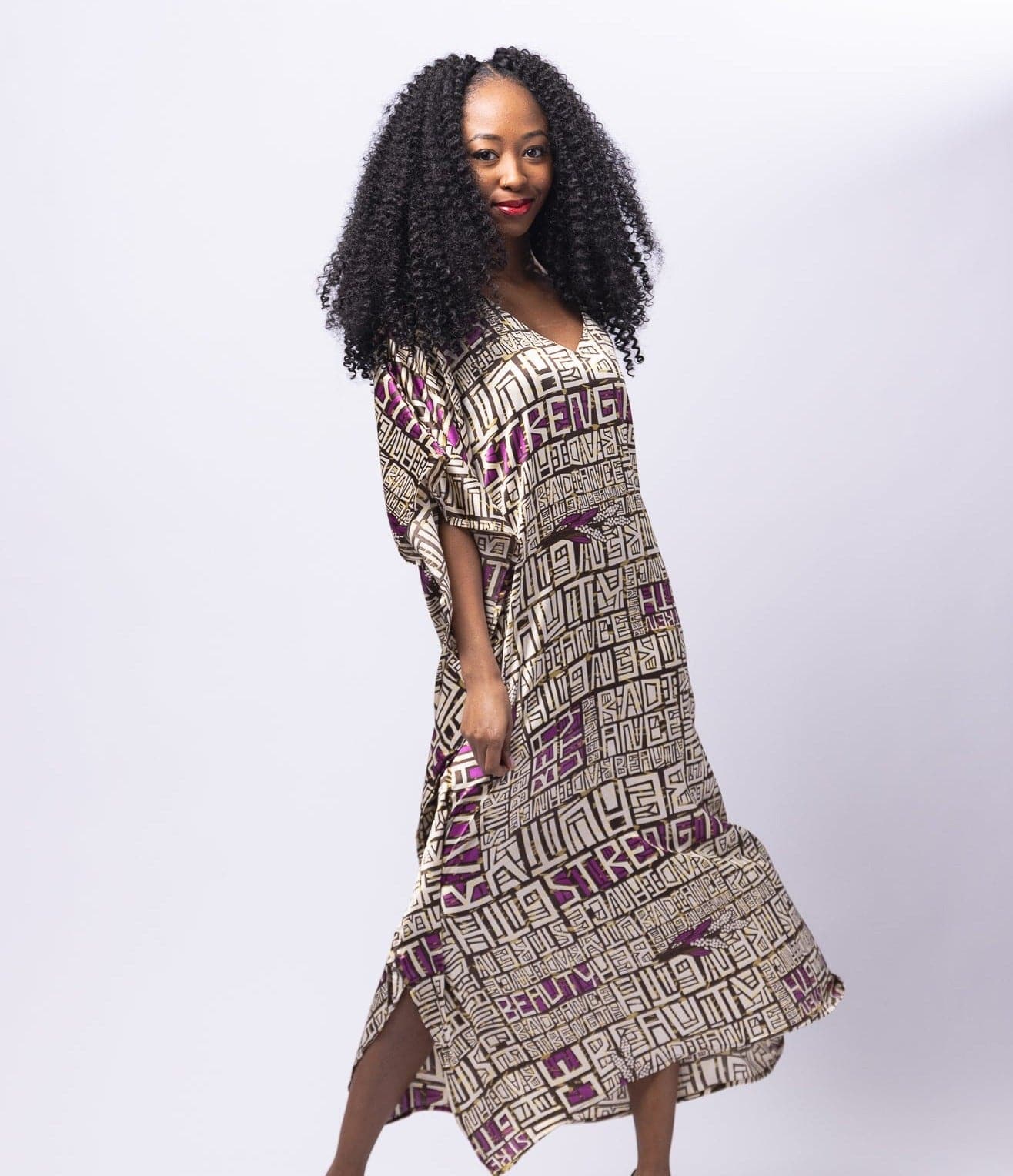 Scripted Beauty Radiance & Strength Kaftan Dress