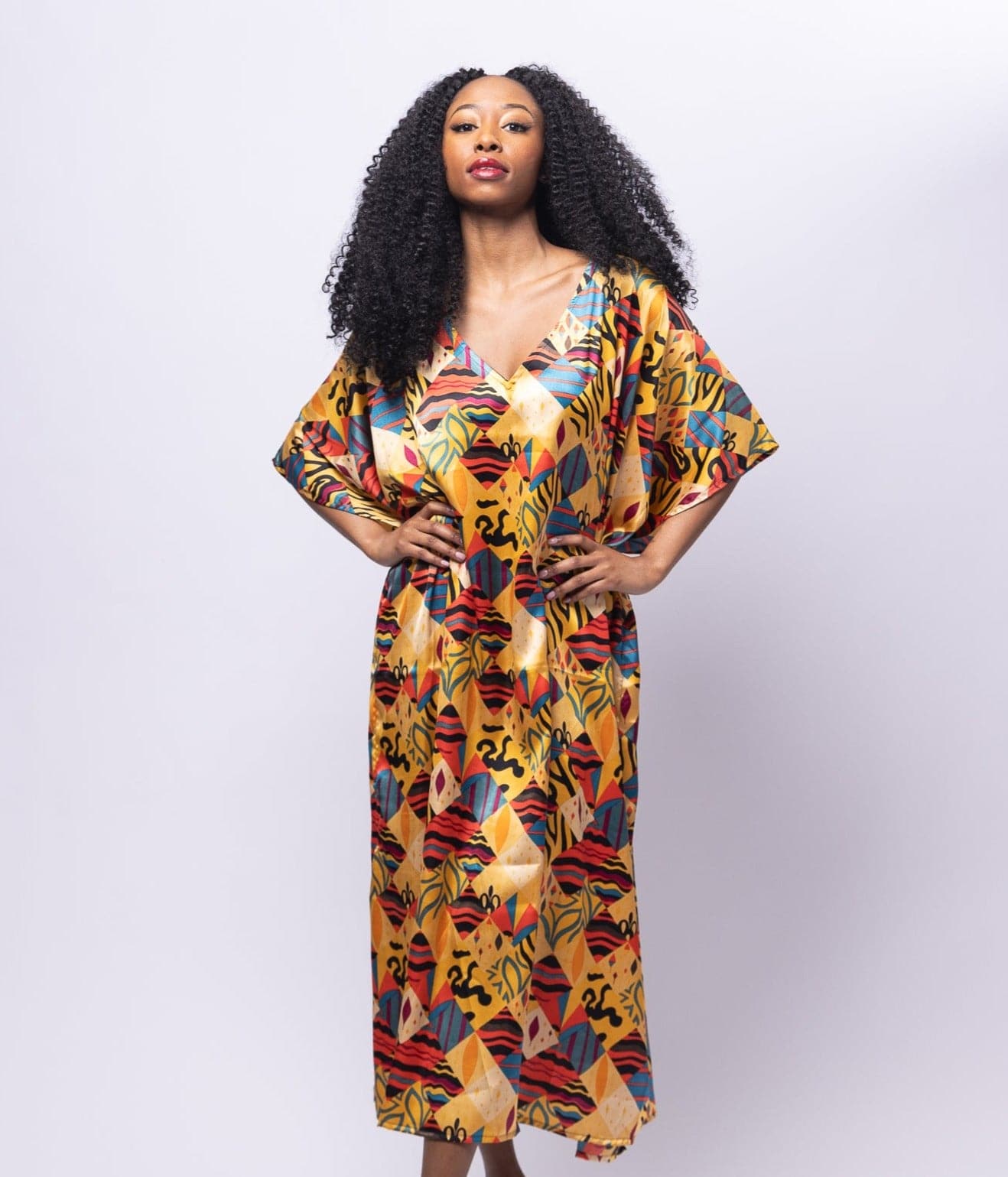 Sunny Afrique Kaftan Dress