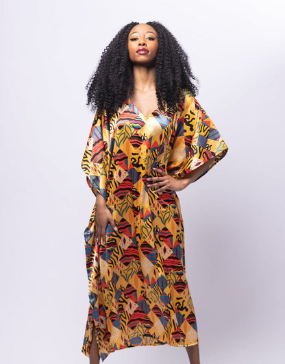 Sunny Afrique Kaftan Dress