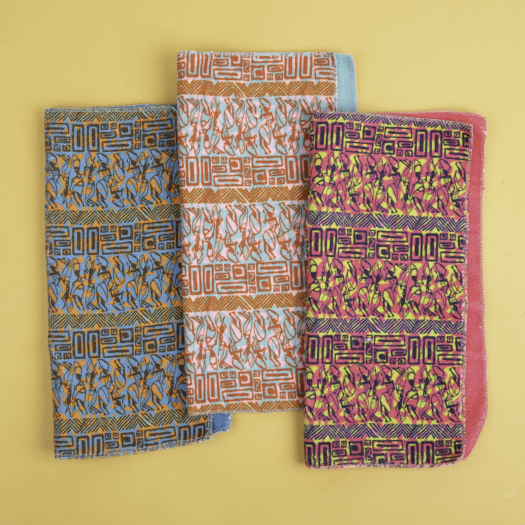 Tribal Fusion Microfiber Dish/Tea Towels Set of 3 - Izzy & Liv