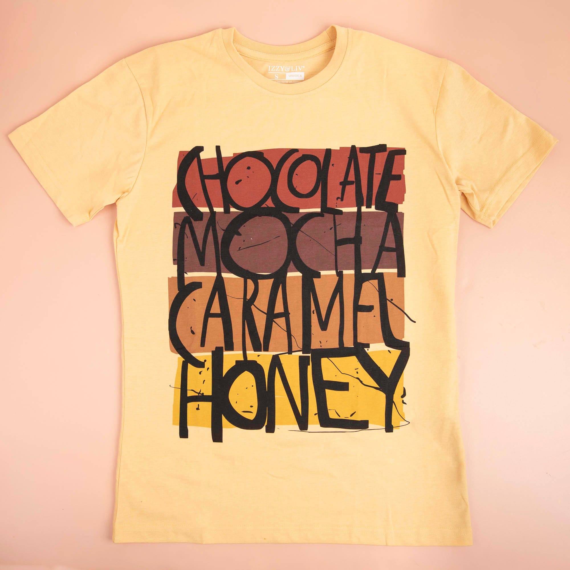 Chocolate Mocha Caramel T-Shirt - Izzy & Liv