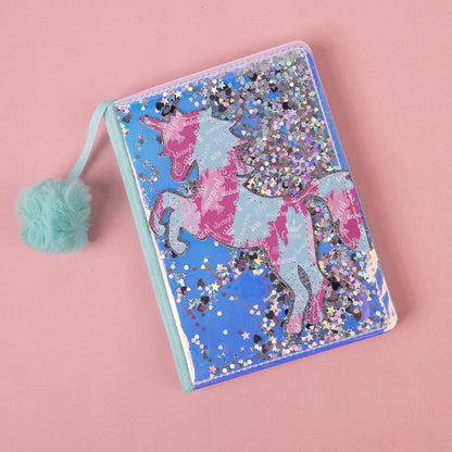 Glitter Magic Words Unicorn Journal