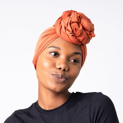 Sepia Rust Milk Silk Versatile Headwrap - Izzy & Liv