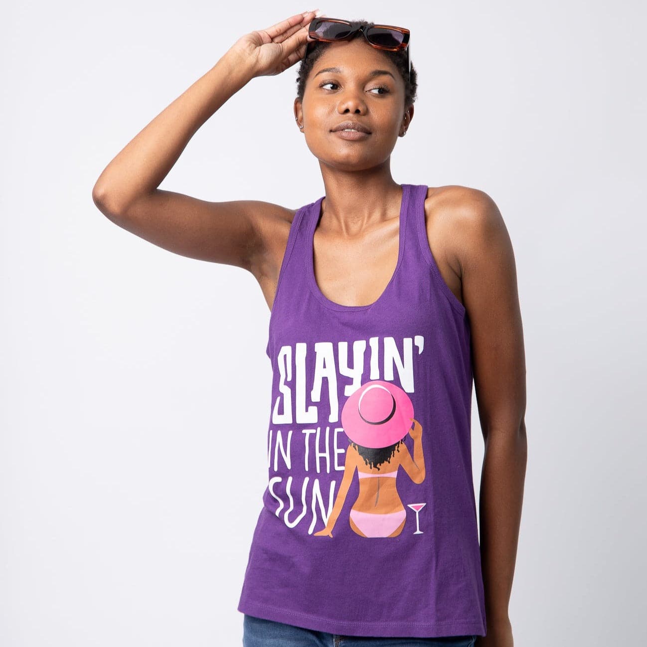 Slayin' In The Sun Tank Top - Izzy & Liv