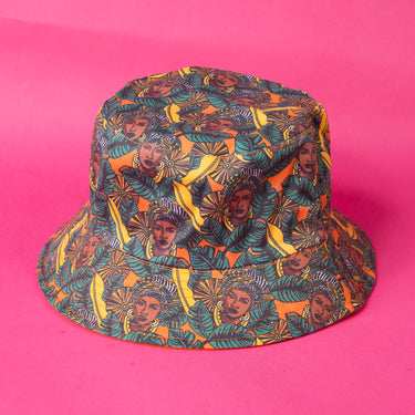 Caribbean Queen Reversible Bucket Hat