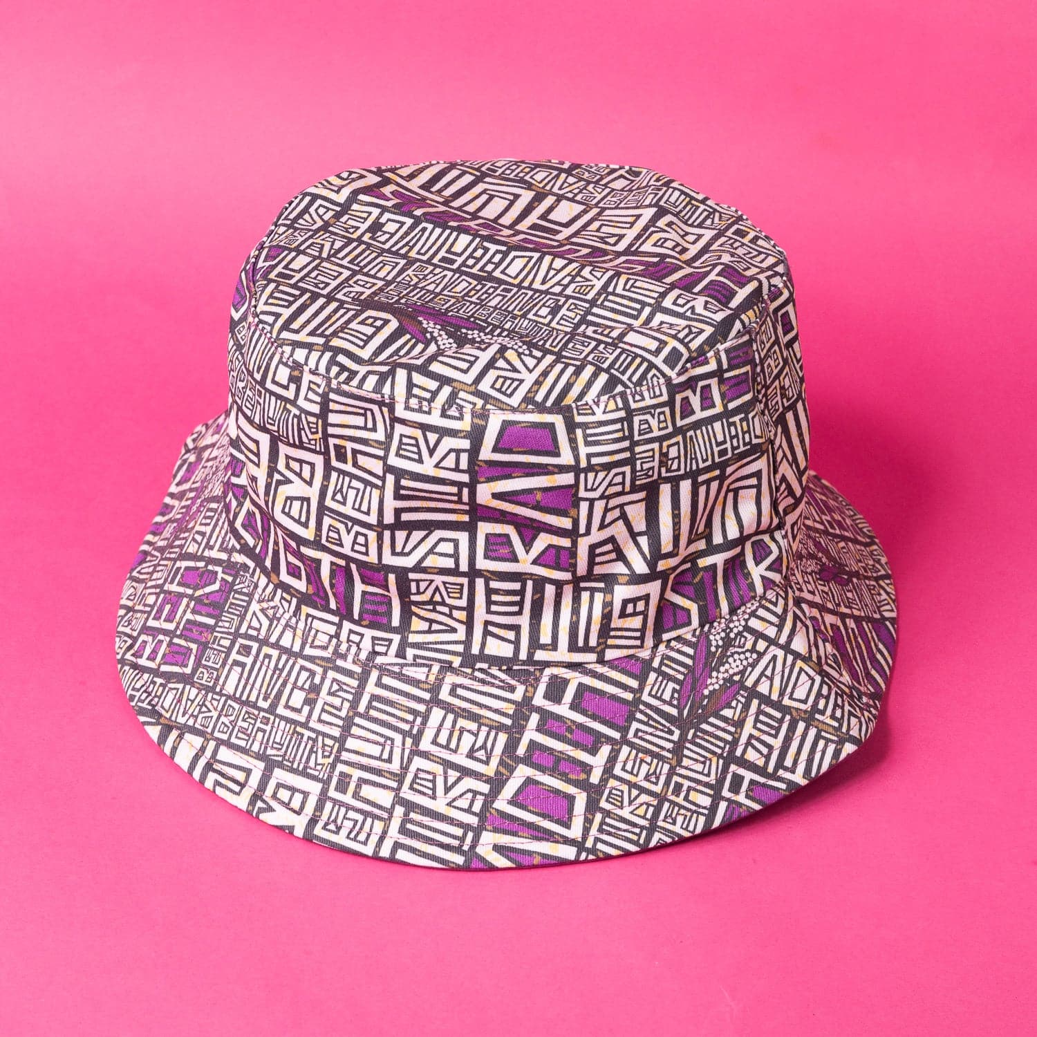 Scripted Beauty Reversible Bucket Hat