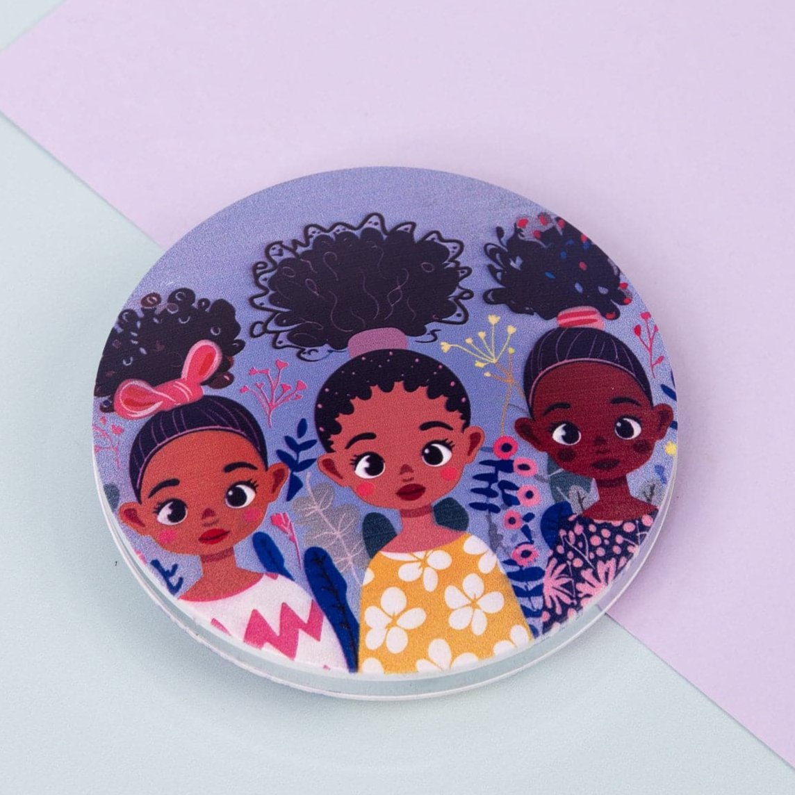 Curlie Cuties LED Pocket Mirror for Girls