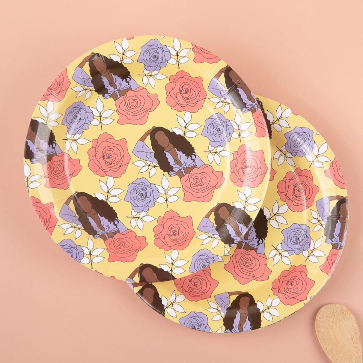 Melanin Sunshine 10-Pack Paper Plate Set - Izzy & Liv