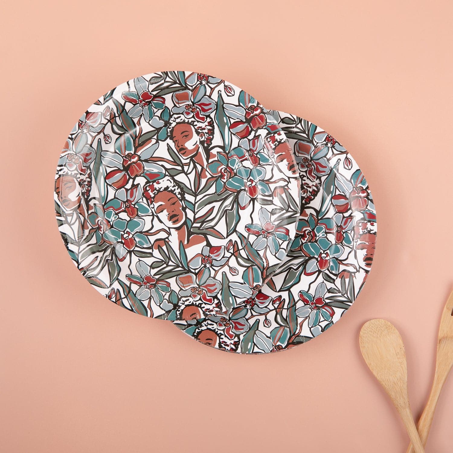 Beauty in Bloom 10-Pack Paper Plate Set - Izzy & Liv