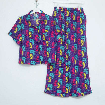 Eclectic Jazz Vibez Pajama Set - Izzy & Liv