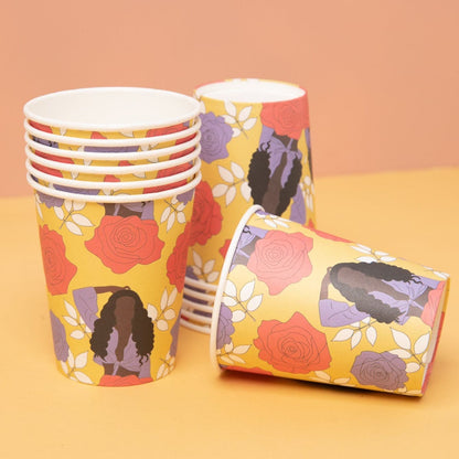 Melanin Sunshine 6-Pack Paper Cup Set - Izzy & Liv