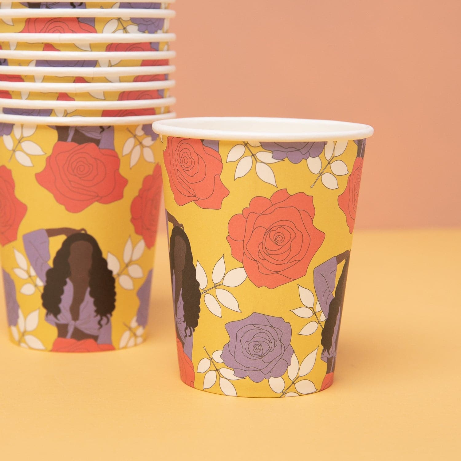 Melanin Sunshine 6-Pack Paper Cup Set - Izzy & Liv