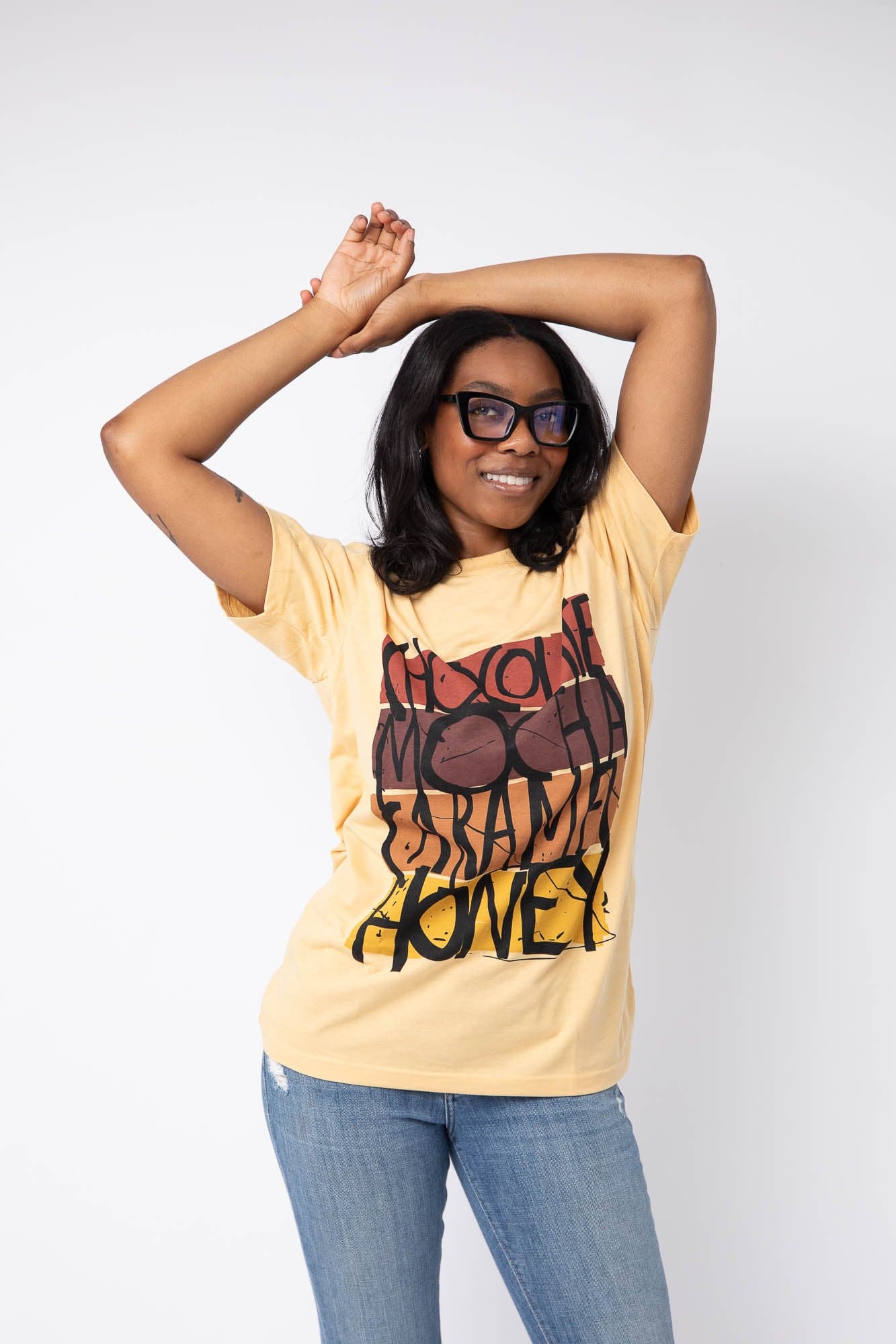 Chocolate Mocha Caramel T-Shirt - Izzy & Liv