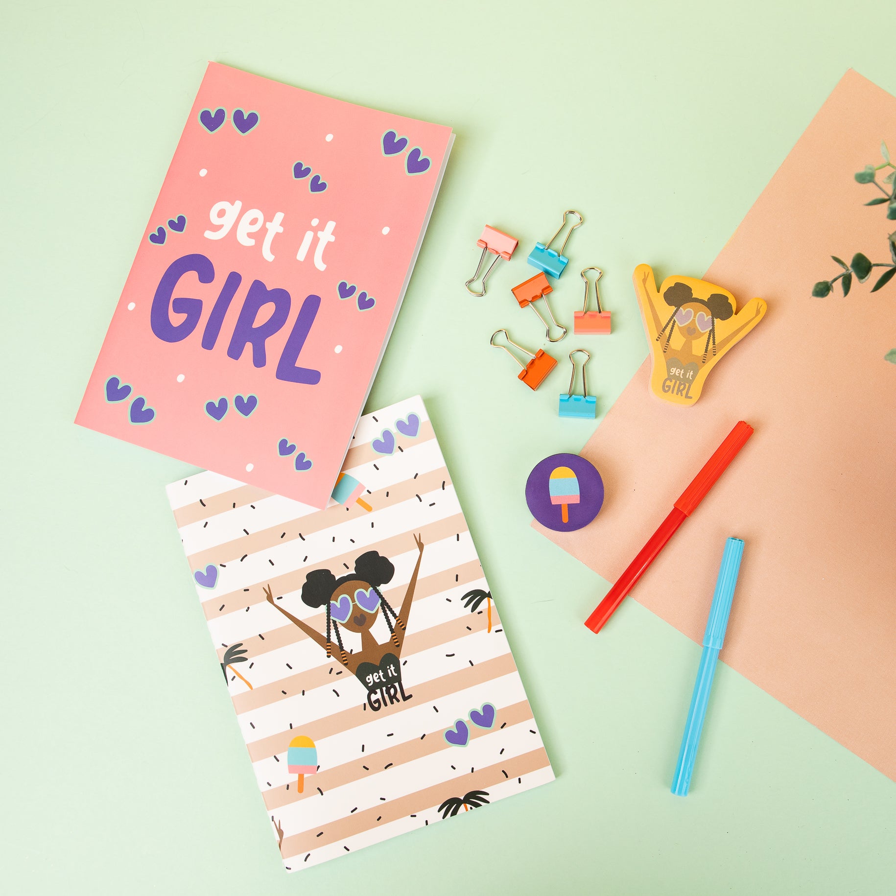 Get It Girl Stationery Set