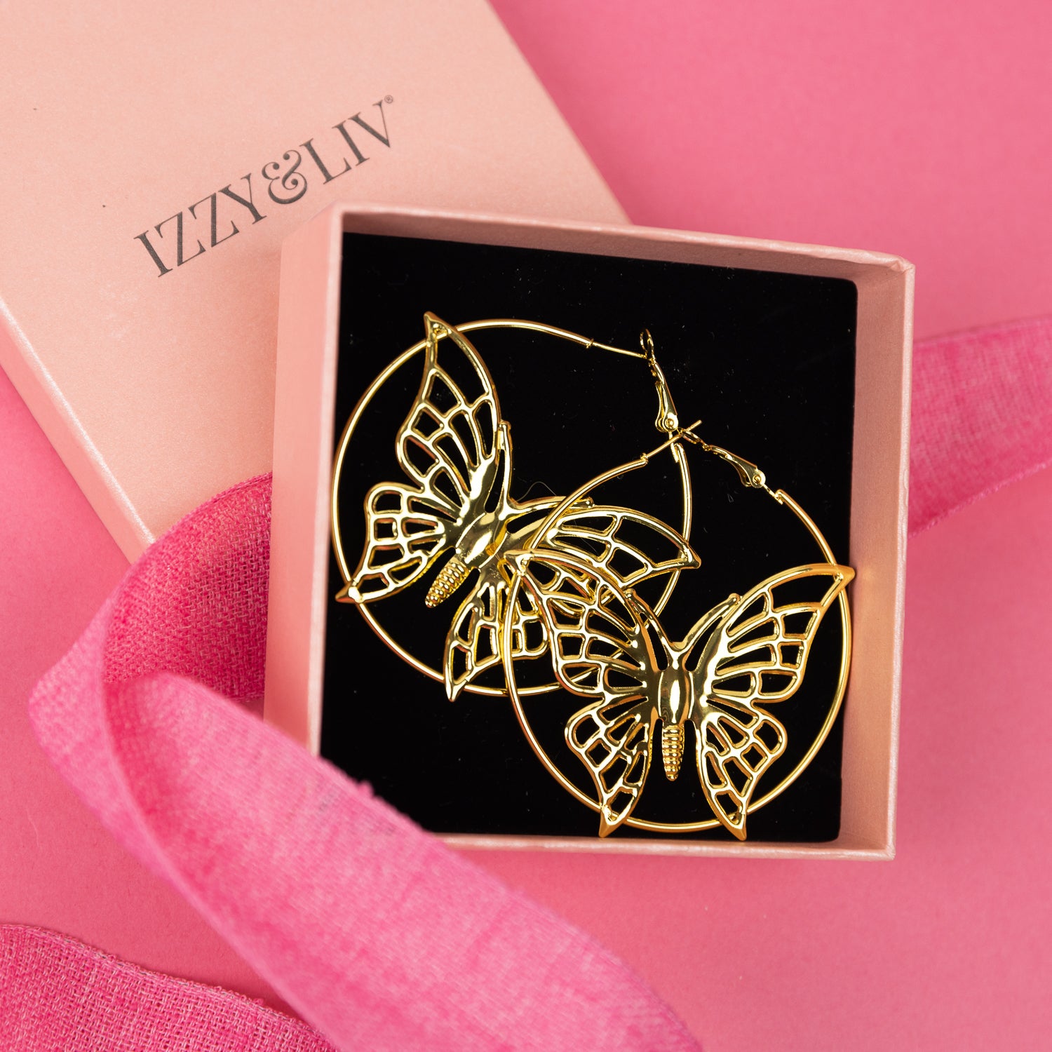 Butterfly Dreams Hoop Earrings