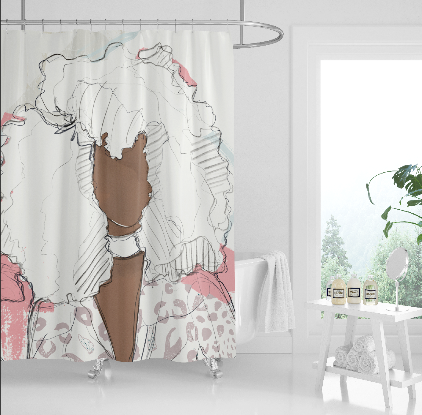 So Confident Shower Curtain