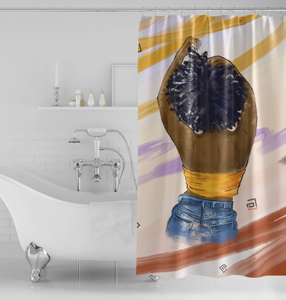 Confident Goddess Shower Curtain