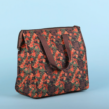 Her Soul In Bloom Insulated Lunch/ Tote/ Grocery Bag